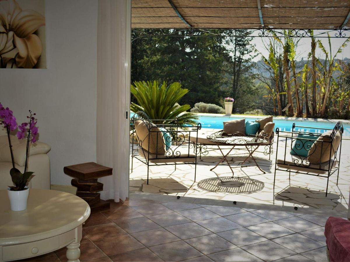 Peaceful Villa In Saint Paul De Vence With Pool Eksteriør billede
